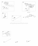 Gaseous Carburetor Controls Fuel HoseConnectors Diagram and Parts List for 543275-0111-E1  Briggs and Stratton Engine